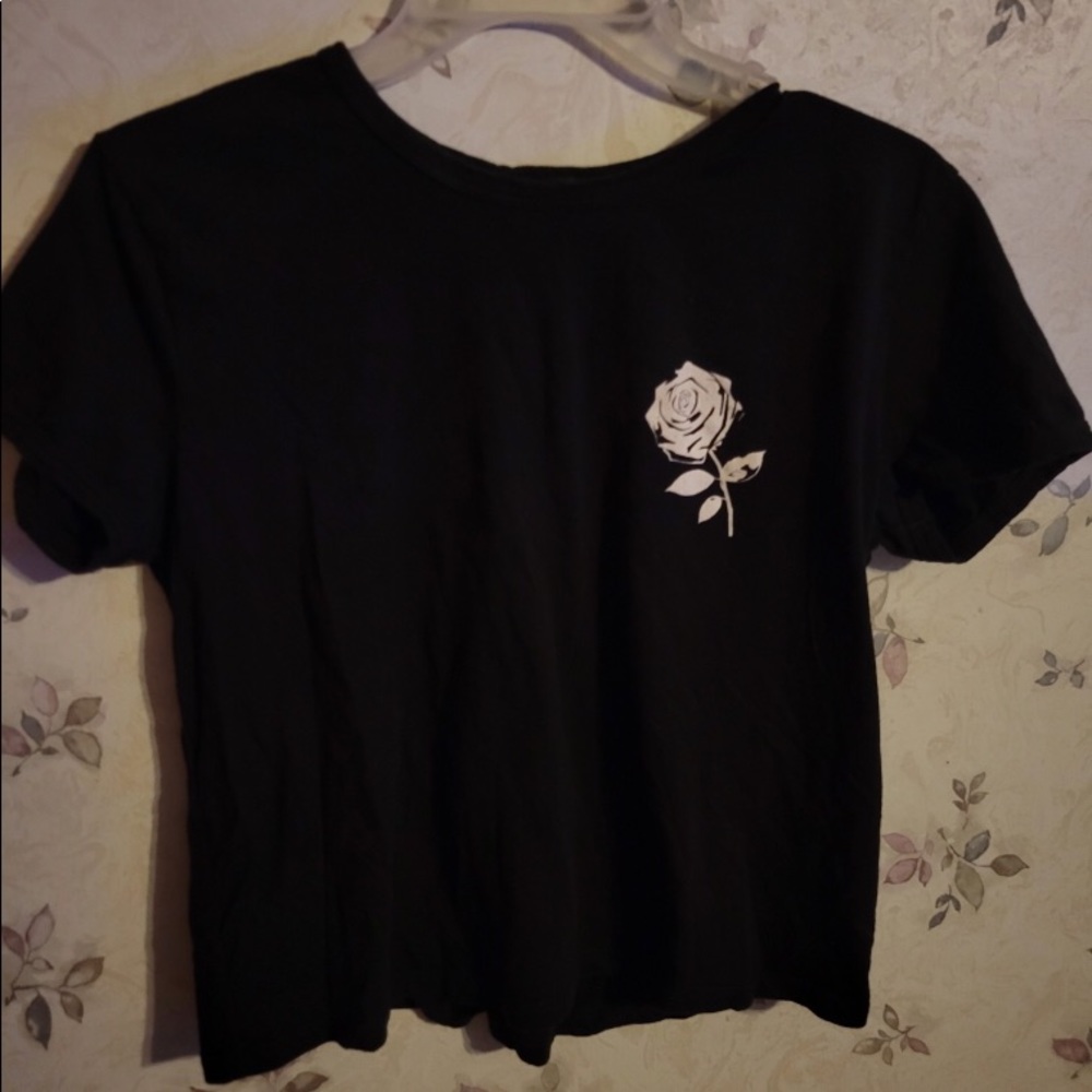 Forever 21 Black Crop Top